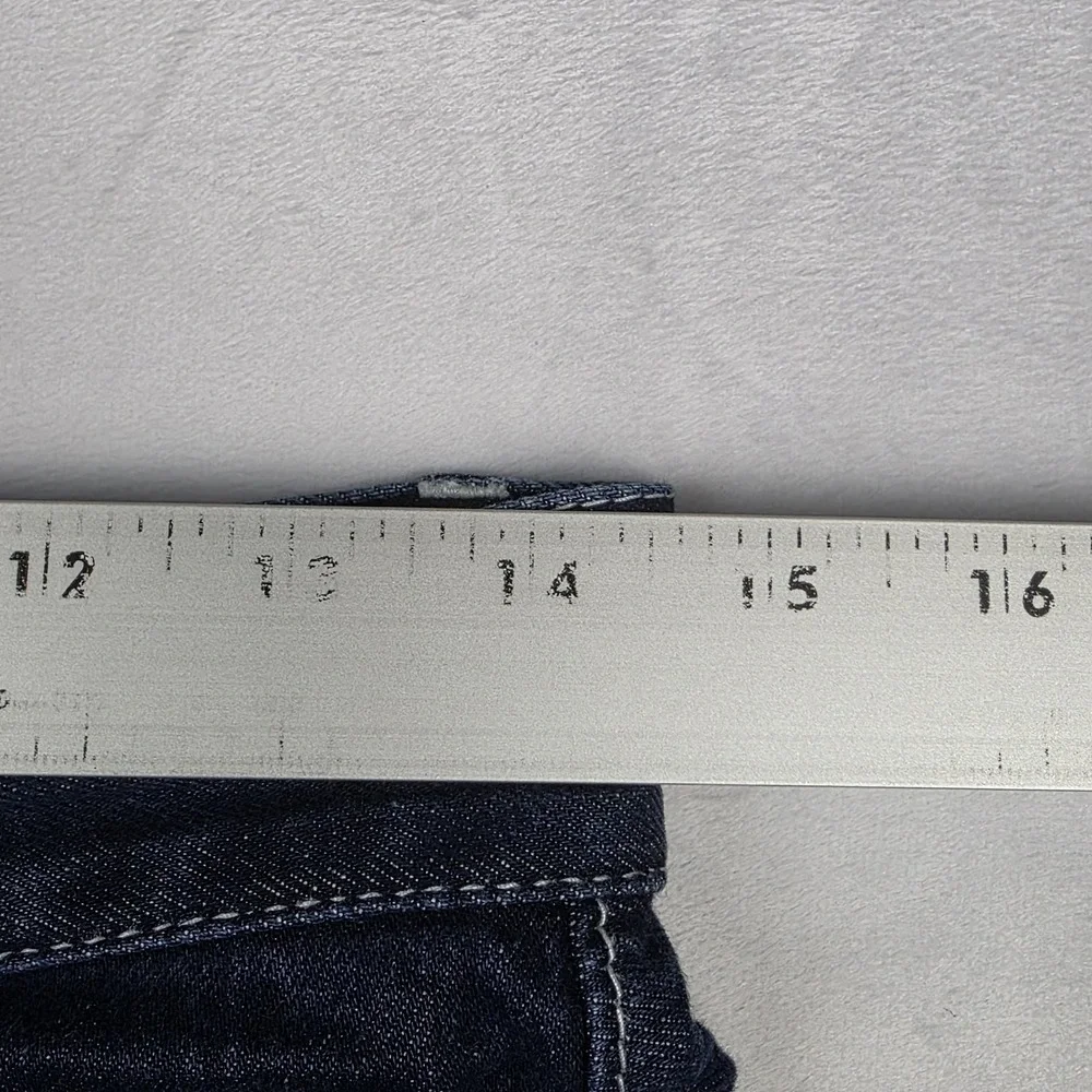 Kowtow Jeans Womens Size Small Wide Leg Dark Wash Blue Denim Pants - Picture 8 of 11